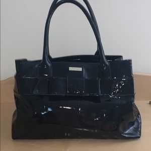 Kate spade patent leather purse with bow
